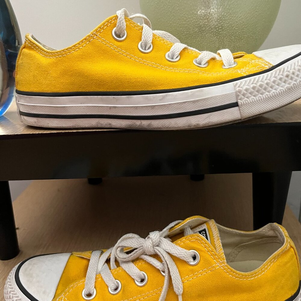 EUC CTAS Converse Low 'Lemon Chrome' - 130129F (4M / 6W) - Picture 5 of 6